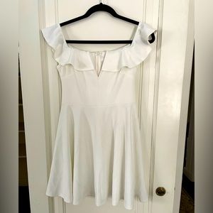 White off the shoulder size medium dress